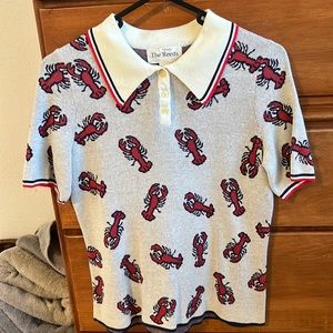 The Reeds x J. Crew Lobster sweater polo